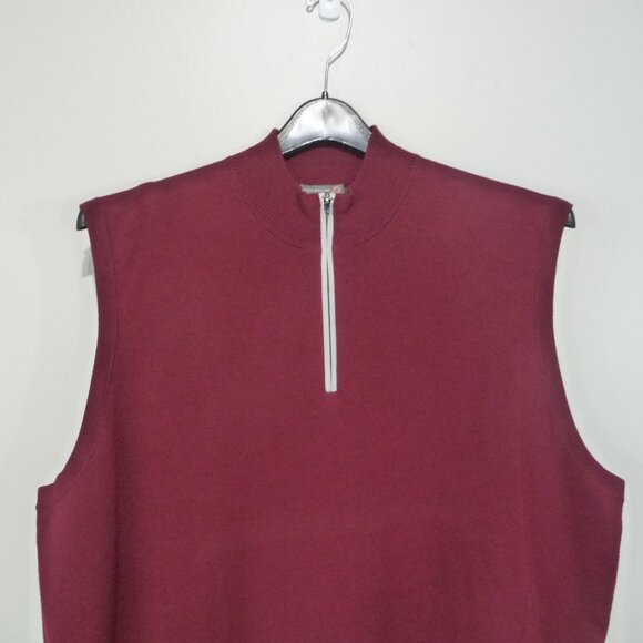 PETER MILLAR SIZE XXL SWEATER VEST MERINO WOOL BLEND - Picture 2 of 8